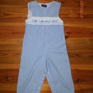 LIL CACTUS SMOCKED "WHALE" JON JON SZ 2